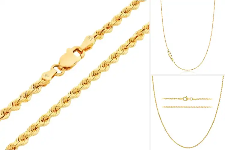Detailed view of Best 18K Gold Necklaces