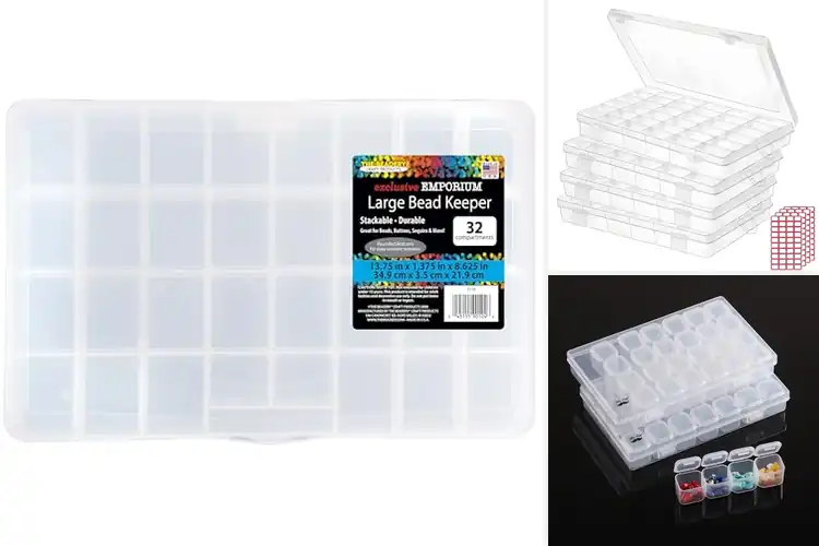Detailed view of Best Bead Storage Containers