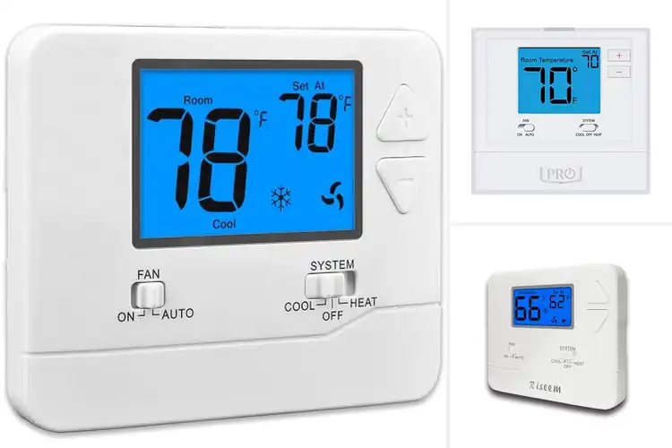 Detailed view of Best Blue Backlight Thermostats