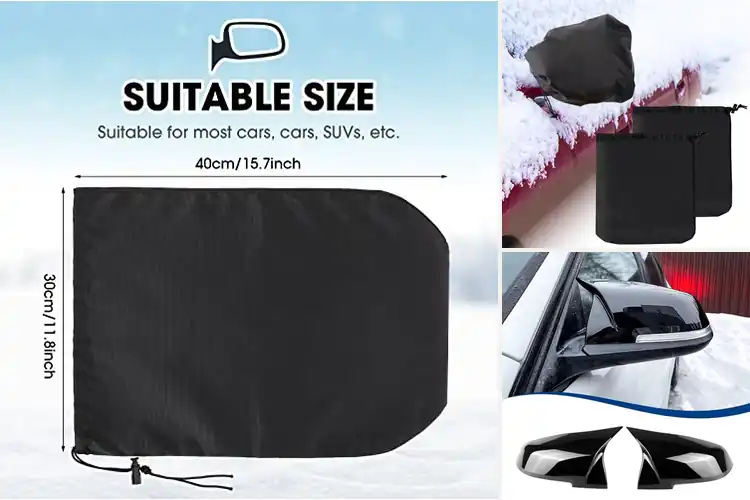 Detailed view of Best Car Mirror Covers for Clean, Protected Mirrors