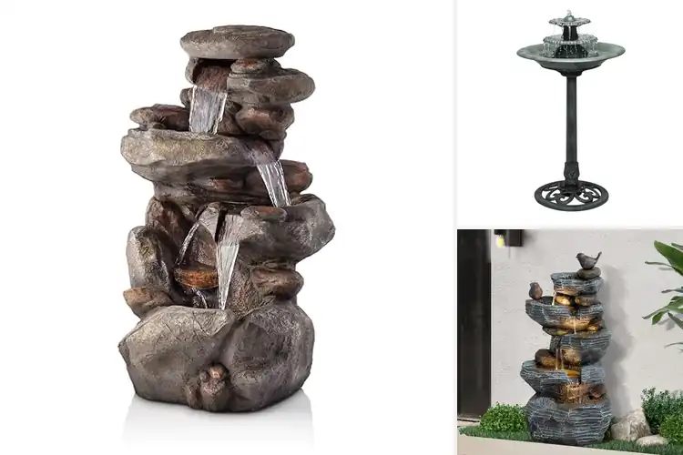 Detailed view of Best Cascading Water Features for Relaxation