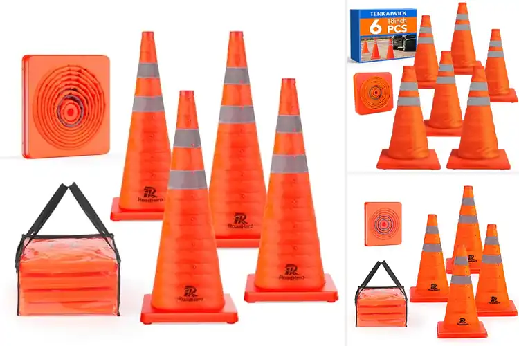 Detailed view of Best Collapsible Cones