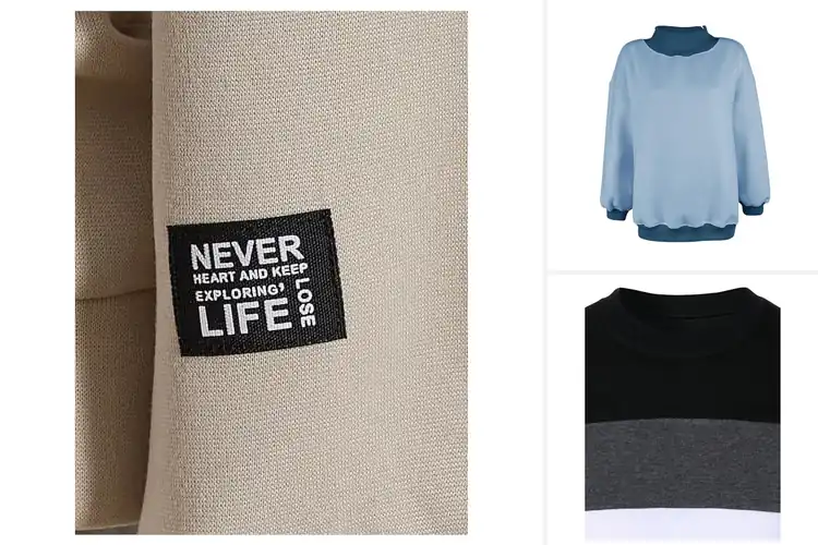 Detailed view of Best Color Block Sweatshirts