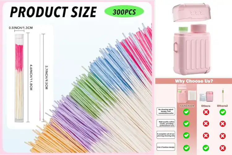 Detailed view of Best Disposable Piercing Cleaners