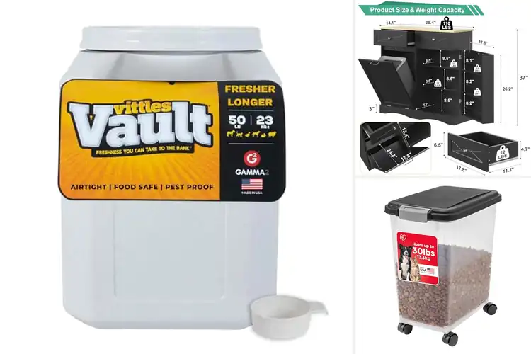 Detailed view of Best Dog Food Storage Solutions: Keep Food Fresh & Organized