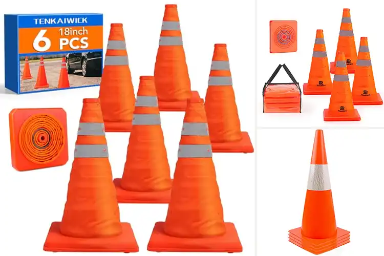 Detailed view of Best Driveway Cones for Simple Safety