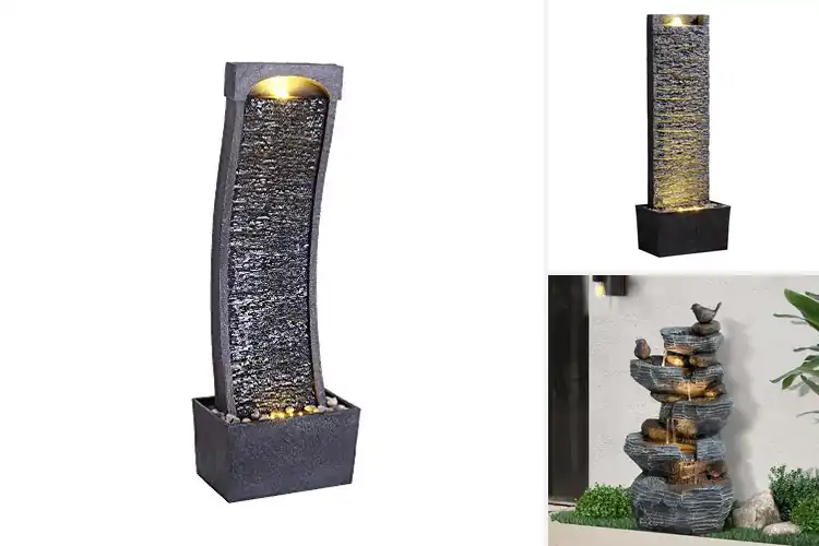 Detailed view of Best Floor Fountains: Create a Peaceful Oasis in Your Space