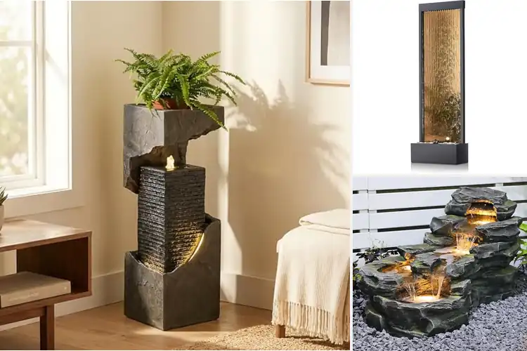 Detailed view of Best Floor Standing Fountains for Peaceful Living