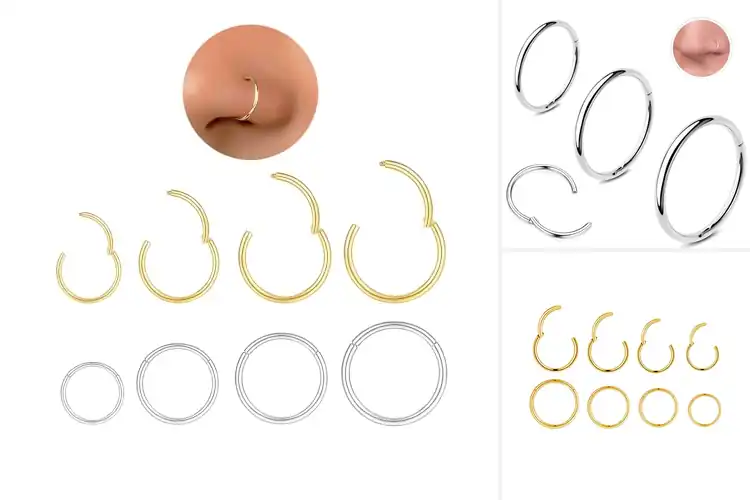 Detailed view of Best Hypoallergenic Nose Hoops: 10 Safe & Stylish Picks