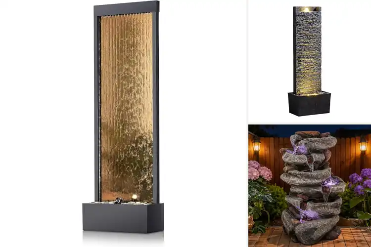 Detailed view of Best LED Illuminated Water Features