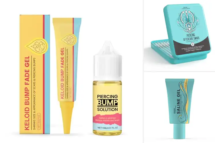 Detailed view of Best Nose Piercing Aftercare Gels