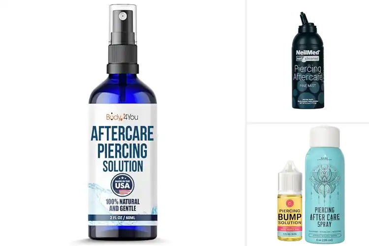 Detailed view of Best Nose Piercing Aftercare Solutions