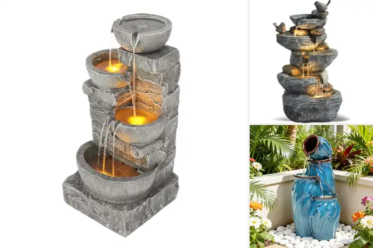 Detailed view of Best Outdoor Patio Fountains