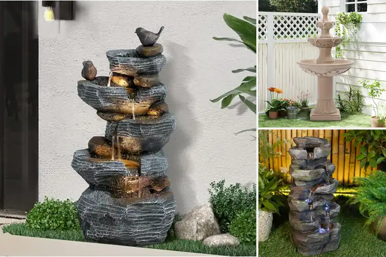 Detailed view of Best Outdoor Water Fountains
