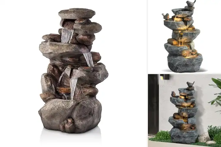 Detailed view of Best Patio Waterfalls: 10 Top Picks for a Peaceful Retreat