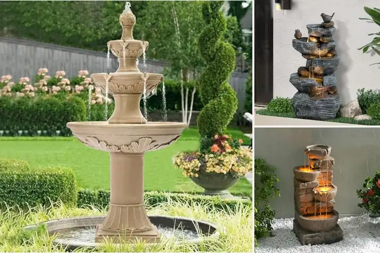 Detailed view of Best Resin Outdoor Fountains