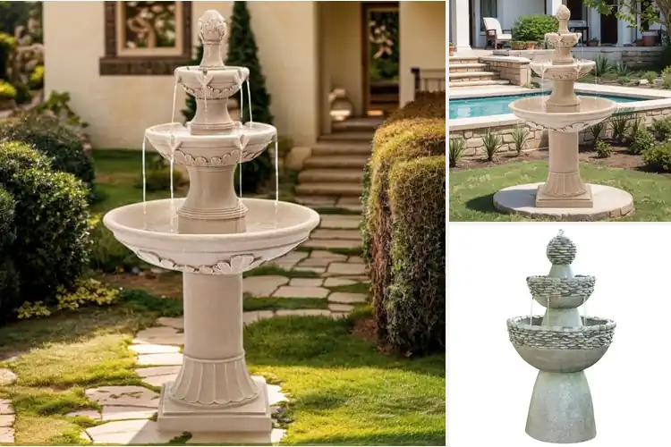 Detailed view of Best Tiered Garden Fountains: 10 Stunning Picks