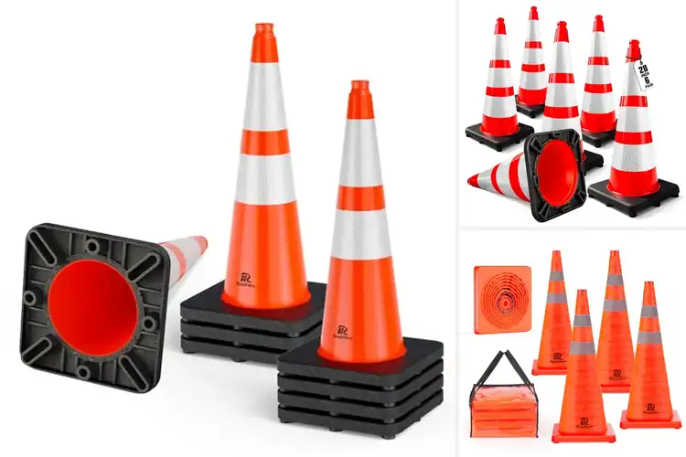 Detailed view of Best Traffic Cones for Maximum Safety