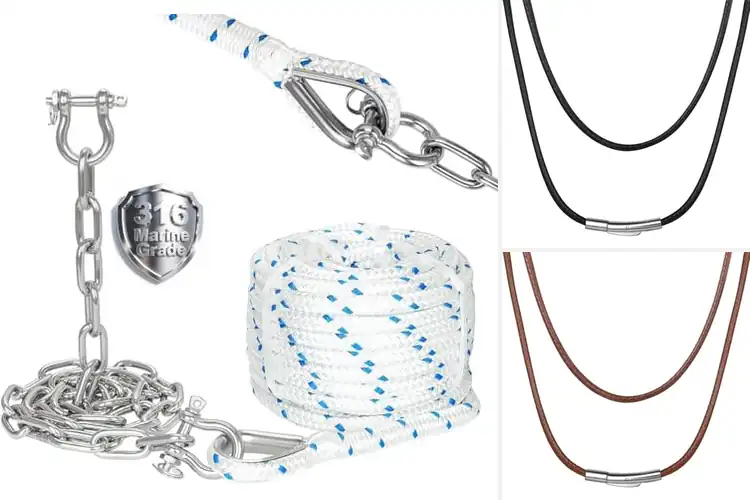 Detailed view of Best Water Resistant Rope Chains