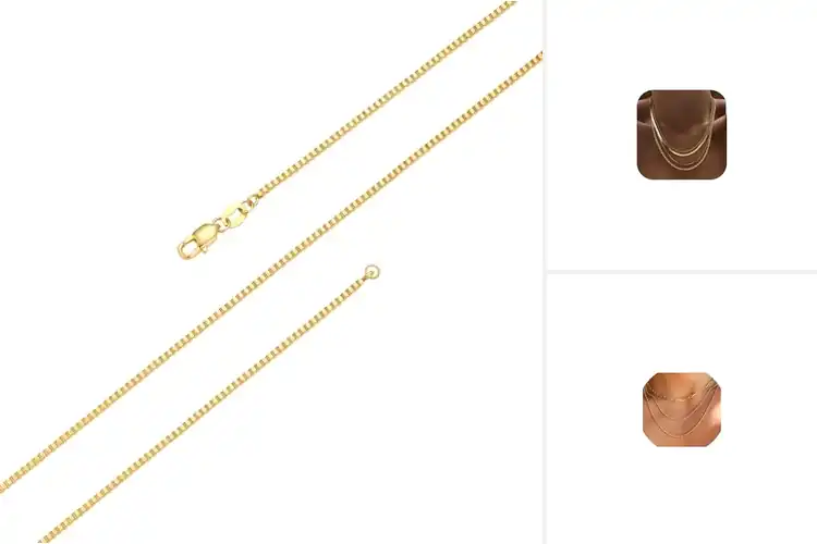 Detailed view of Best Waterproof Gold Chains