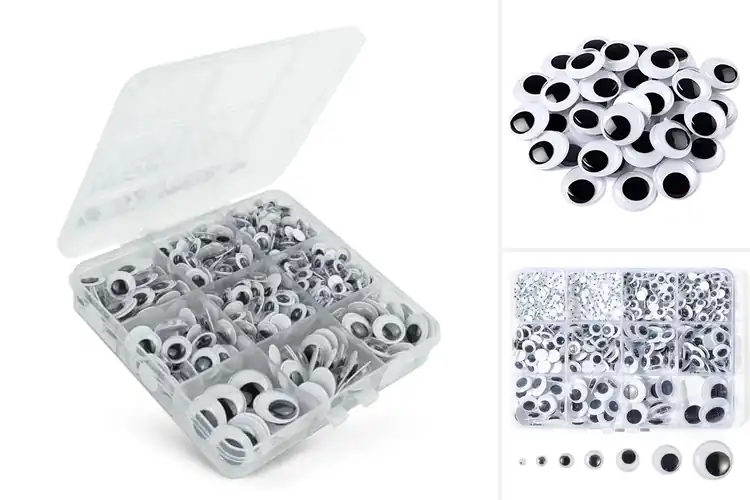 Detailed view of Best Wiggle Eyes For Crafts: Bring Your Projects to Life